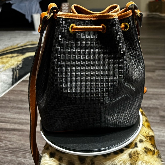 BALLY Black and Brown Bucket Bag - Picture 3 of 10